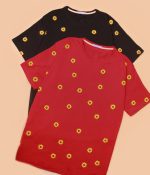 تیشرت لانگ گل برجسته آفتاب گردون - Image 5