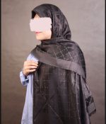 روسری لمه دار طرح شنل - Image 5