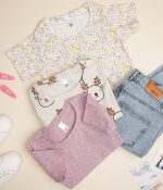 تیشرت کراپ کبریتی H&M