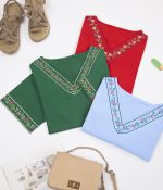 تیشرت یقه هفت رزا