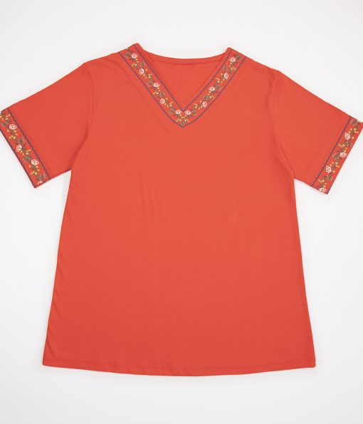 تیشرت یقه هفت رزا - Image 4