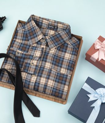 پیراهن چهارخونه مردانه Boohoo